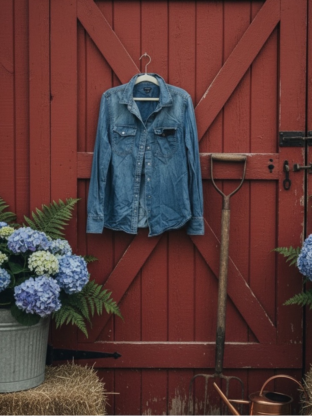J. Crew denim top